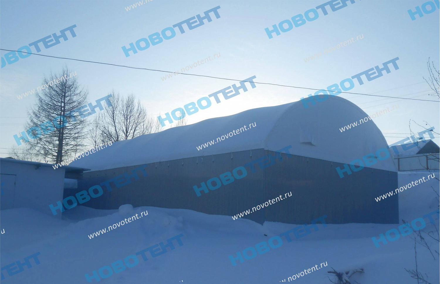 Ещё один довольный потребитель продукции "Новотент"