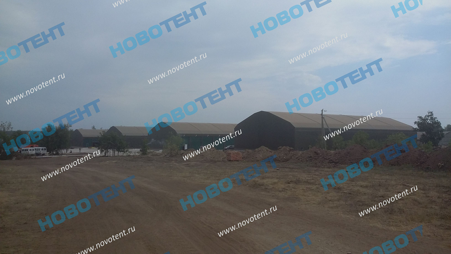 Тенто-мобильное укрытие для хранения крупногабаритной автотехники